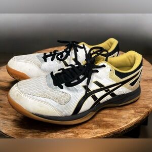 Asics‎ Gel-Rocket 6 Volleyball Shoes Women 7 Black White Sneaker